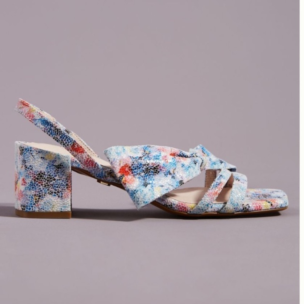 Leather Anthropologie Nwt Cecelia New York Cosette Leather Heels 7,5m.